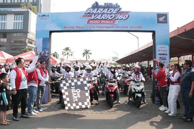 Surabaya Selesaikan Parade Vario 160, MPM Honda Jatim Sukses Menggelar di 11&nbsp;Kota